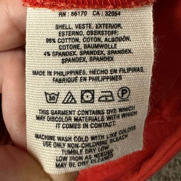 Anthropologie Cartonnierre Preppy Red Charlie Ankle Fitted Trouser Pants - Picture 10 of 12